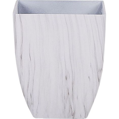 Plant Pot MIRO 28 cm White Marble