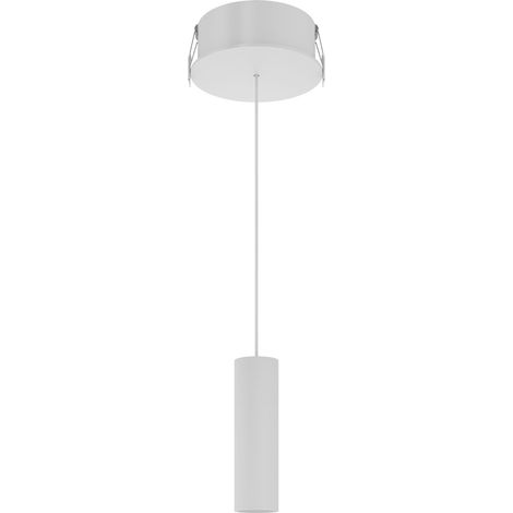 Lampada a Sospensione Alp Space Beneito & Faure 5W LED Switch CCT 2700K-4000K Bianco Opaco - Sistema Modulare per Interni Moderni