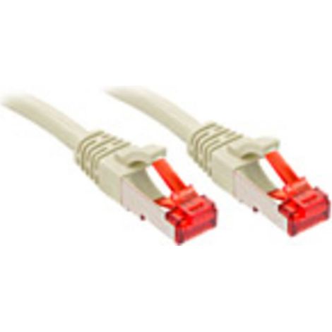 LINDY 47707 RJ45 Câble réseau, câble patch CAT 6 S/FTP 7.50 m gris 1 pc(s) R988031 (1/4)