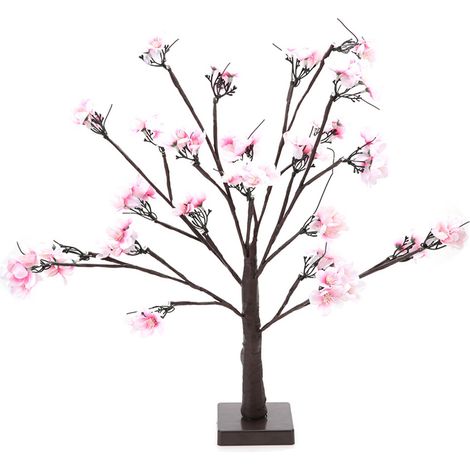 24 LED cerisier lumineux intérieur décoration fête maison guirlande (1/5)