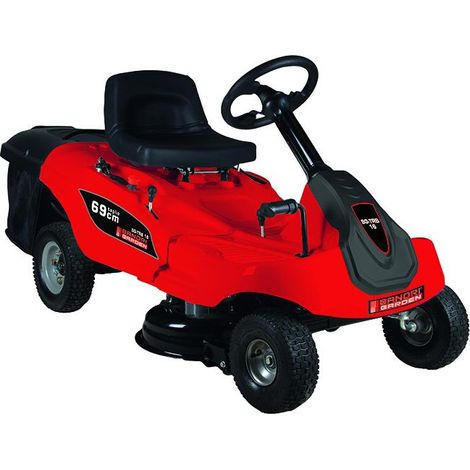 Sandrigarden SG-TRB16 Trattorino a Batteria Scarico Posteriore 69 cm 1600W Litio 48V 20.8Ah autonomia 60-90 min cesto 120 L