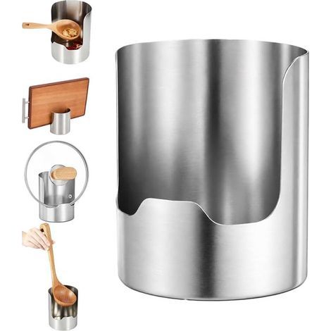 Küchenorganizer – 10 x 10 x 12 cm – Deckelhalter – Löffelhalter (1/5)