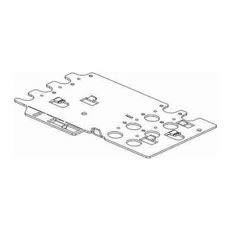 BTI9250S Piastra per telaio scorrevole per M2 250 fissi