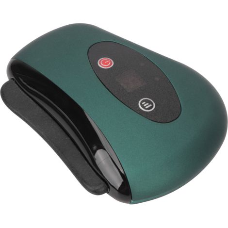 Appareil de massage Gua Sha chauffant à 9 niveaux de vibration, aiguilles de pierre chaudes, compresse chaude, outil de massage léger noir (1/5)