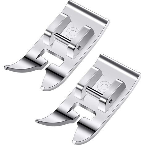 Piedini universali per macchine da cucire, piedino per punto dritto, piedino per punto zigzag, accessori multifunzionali, compatibili con tutte le macchine da cucire a gambo basso, Singer, B (1/4)