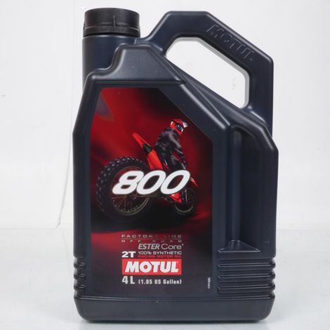 2-Takt-Öl MOTUL 800 FACTORY LINE OFF-ROAD RACING 100% Synthese 4L