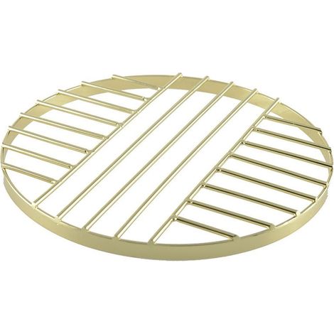 Dessous de Plat en Métal Doré Protection de Table Design Contemporain 19,5 x 19,5 x 1 cm - PANGIVO (1/2)