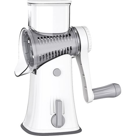 Tagliaverdure multifunzionale Rullo manuale Attrezzi da cucina Grattugia per patate Affettatrice ondulata Scrubber per affettare (1/4)