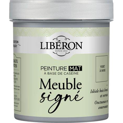 Peinture meuble à base de caséine LIBERON Vert à soie mat 500 ML
