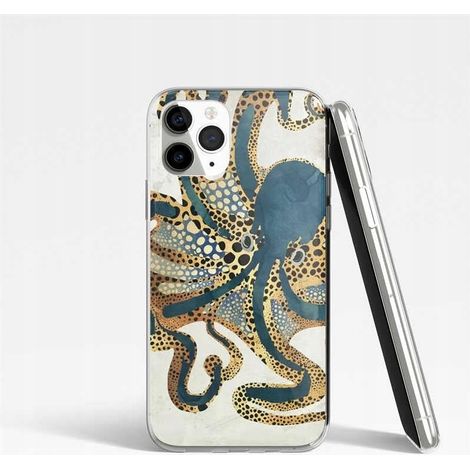 Octopus-Hülle für iPhone 14 Pro Max, TPU, Blau (1/4)