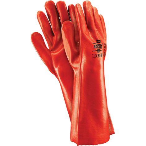 Gummihandschuhe 40 cm aus PVC