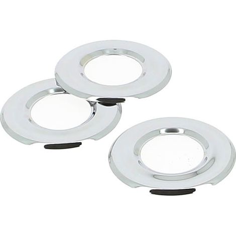 Anquier – Rosace plate chromée 20-27 – Filetage 3/4" – Taraudage 3/4" – Pour installation plomberie