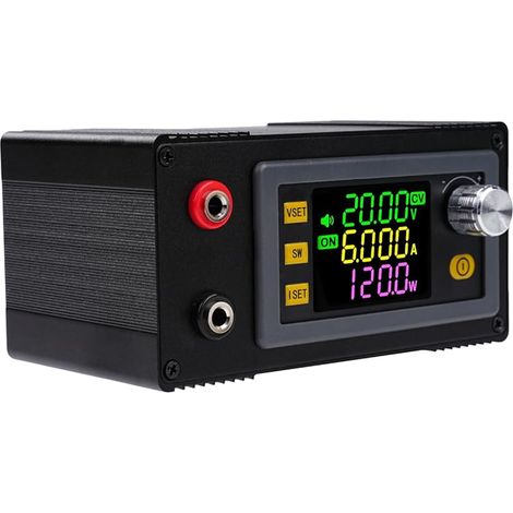 Buck Boost Converter Step Up Down Convertisseur DC 6-36V vers DC 0-36V 150W 7A, VA couleur LCD, module de charge solaire régulateur de tension (XY-SK150 produit fini) (1/5)