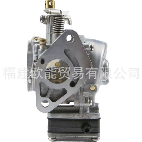 The carburetor assembly 369-03200-2 is suitable for Tohatsu 2-stroke outboard motors with 4-5 HP.--DTEKGAZ