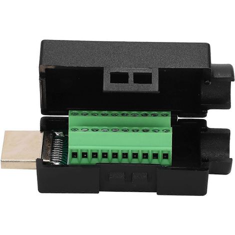 Connecteur d'interface multimédia haute résolution (HDMI) – adaptateur de connecteur sans soudure pour câbles DIY