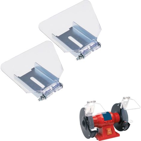 SJLERST 2 pezzi di protezione per gli occhi per smerigliatrice da banco, piccola custodia in acciaio inossidabile 304, accessori per il fissaggio dello scudo per utensili S (1/5)