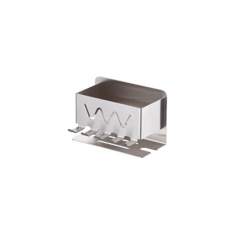 Porta spazzolino da parete, porta spazzolino elettrico in acciaio inox, porta spazzolino autoadesivo, contenitore per spazzolino da bagno - Crezuo
