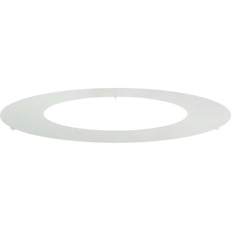 Anello per albero decorativo moderno uso esterno 80 x 80 cm protezione zona radicale finitura chic in acciaio zincato argento 020052323