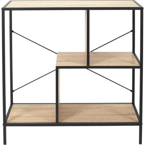Étagère Design "Eidson" 79cm Naturel (1/3)
