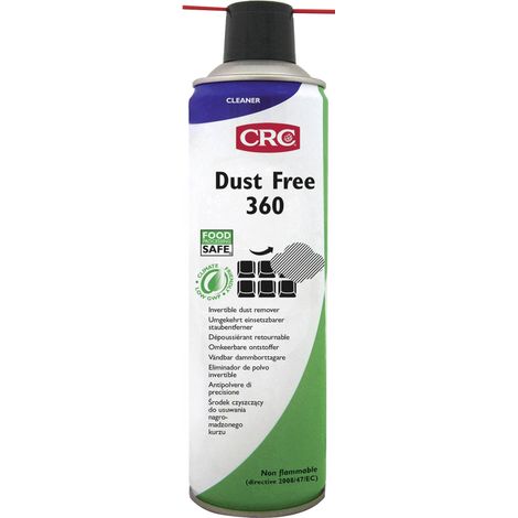 Gaz dépoussiérant CRC DUST FREE 360 125 ml Formulé au HFO ( Prix pour 1 ) DUST FREE 360, Haute performance. (1/4)