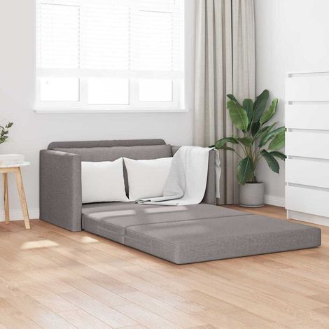 Canapé-Lit,Lit de jour,Lit de repos 110cm Taupe tissu (1/5)