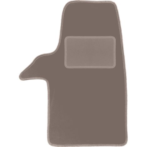 Alfombrilla de conductor beige para furgoneta Volkswagen Transporter T5 (2003-2015) (1/5)