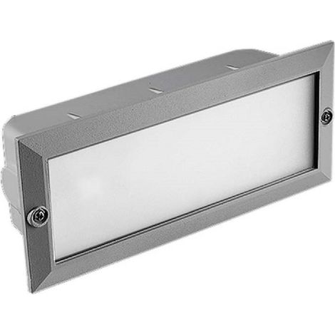 Empotrable De Pared Ip44 Tamesis E27 60W Gris 1055Lm