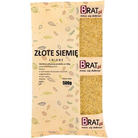 Semi di lino dorati 500 g (1/3)