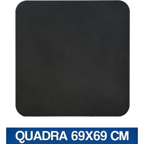 PEDANA PIASTRA SALVAPAVIMENTO COPRIPAVIMENTO 2 MM PER STUFE CAMINI V/MISU 35410V QUADRA CM 69X69 (51985)