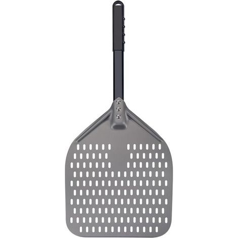 Pelle a Pizza,Pelle à Pizza 30cm Perforée en Aluminium Anodisé Dur avec Résistance Aux Hautes Températurespour Four pour La Cuisson De Pizzas Maison, Pains (1/5)