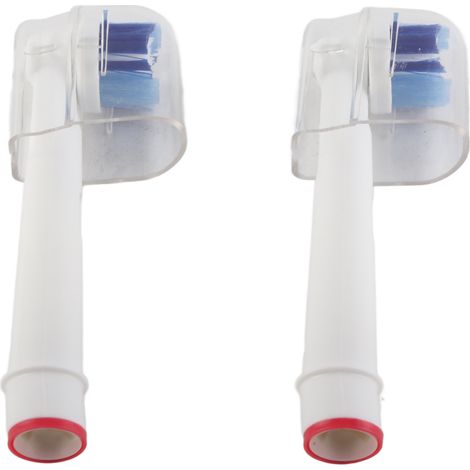 2 pièces têtes de brosse à dents électrique rechargeables, brosses de remplacement pour nettoyage précis et portable (1/5)