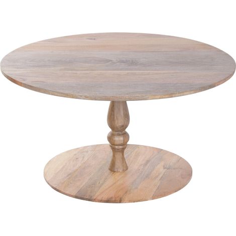 Mesa Redonda Comedor Mango 120X120X76 Natural (1/5)