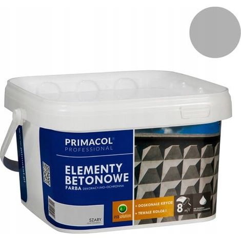 Pittura acrilica per cemento Primacol 0,75 l GRIGIO semilucido 1 pz. (1/2)