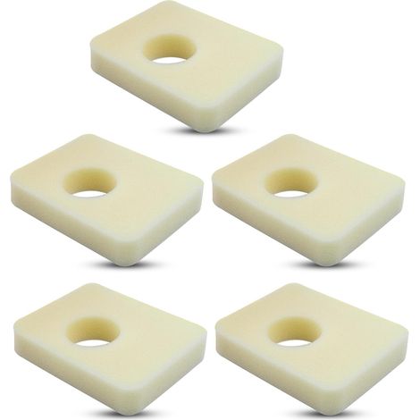Pack de 5 Kit de filtre à air en mousse 799579 Compatible avec 09P602 09P702 09P000 08P000 Série moteur 550e-550ex, Remplacement pour 4248, 5434, 799579 Filtre à air de tondeuse à gazon (1/5)