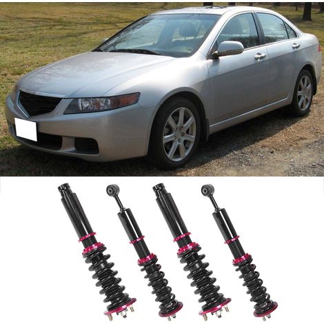 Kit Amortisseur Coilover Suspension Rouge pour Acura TSX Berline 4 Portes 2.4L 2004-2008 (1/5)