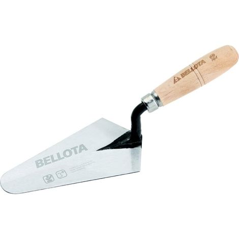 BELLOTA palustre 5842-b mango madera , Paleta madrileña 5842/B Tamaño: 115 x 68 mm Paleta forjada en una sola pieza, máxima duración y garantía total contra roturas: IRROMP (1/4)