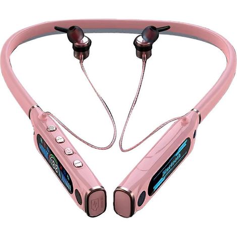 Écouteurs de sport Bluetooth avec microphone - Rose (1/5)