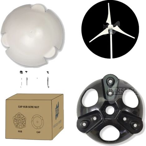 Nacelle d'éolienne, Acier inoxydable, Compatibilité polyvalente, 3 moyeu (1/2)