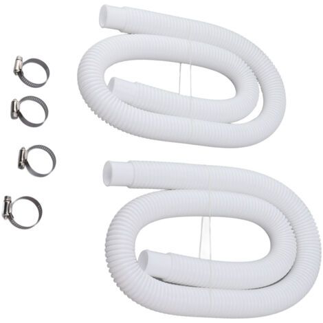 Tuyaux de rechange avec colliers de serrage pour pompes de piscine de 130, 135, 150 et 4 000 litres,de dyk.Trywise (1/4)