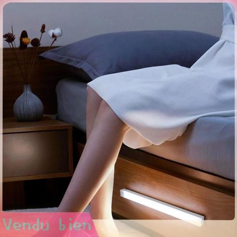 Garosa Lumière de capteur de mouvement d'intérieur Veilleuse Sans Fil bricolage electrique Course blanche de 300 mm/12 po (1/4)