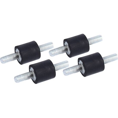 Ulisem4 Stück M8-Gummihalterungen, Antivibrations-Gummi-Spulenhalterungen, Spulen-Stoßdämpfer (M3 8x8) (1/4)