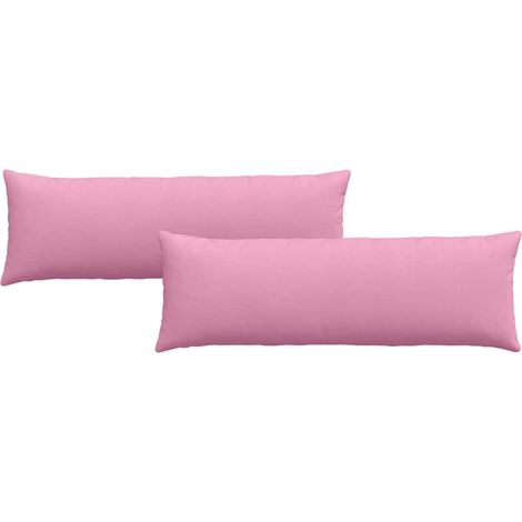Maison Exclusive - Sofakissen 2 pcs Rosa 120 x 40 cm Stoff