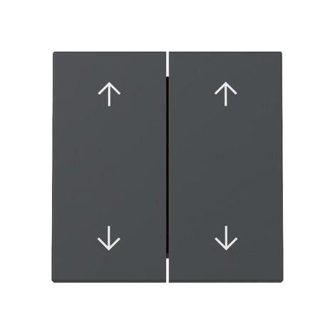 Interrupteur Gira 329728 double flèche anthracite