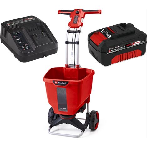 Einhell 18v Cordless Spreader Power X-Change Garden + 4AH Battery + Charger Kit (1/5)