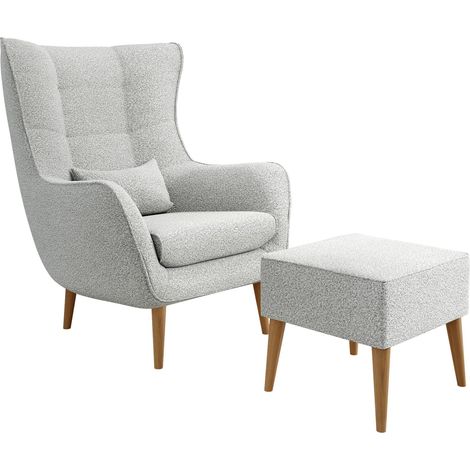 Sillón Comfivo Ulmus VII, Lambi 11, 106x80x95cm, Tapiz, Patas: Madera, 0 (1/5)