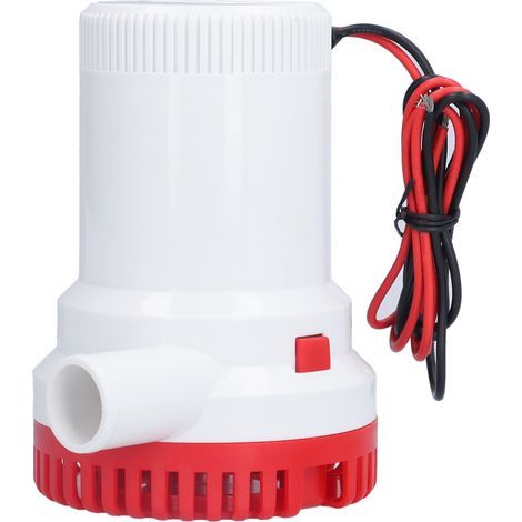 Pompes de cale Pompe à eau submersible multifonctionnelle à faible bruit pour étangs de bateau DC 12 V 1500 GPH (1/5)