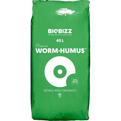 Terreau 40L – Amendement organique NF U 44-051 – Enrichi en déjections de vers – Pour revitalisation des substrats – Biobizz