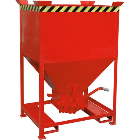 Bauer Südlohn Silos SG 600, peint, rouge feu
