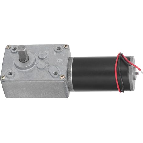 Gleichstrom-12V-Schneckengetriebemotor mit Selbsthemmung, Einwellen-Drehzahlreduzierungsmotor 634JSX 31ZY 250 U/min (1/5)