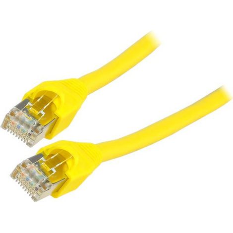 Cordon RJ45 S/FTP CAT 6 Jaune - 2,00m